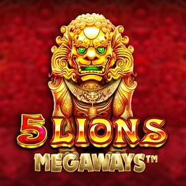 Slots logo of 5 Lions Megaways from Pragmatic Play at Slottica Casino