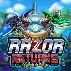 Razor Returns logo by Push Gaming at Slottica Casino