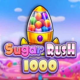 Sugar Rush 1000 slot logo by Pragmatic Play at Slottica Casino
